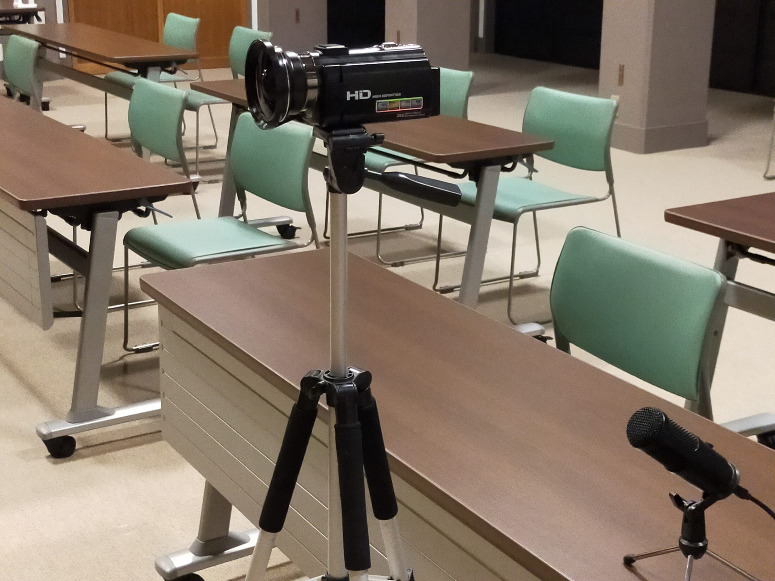 法要のライブ配信の準備